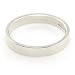 10K White Gold Wedding Bands 3mm flat