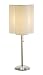 Adesso Clover Table Lamp, Satin Steel