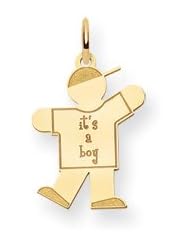 Genuine IceCarats Designer Jewelry Gift 14K Kid Charm