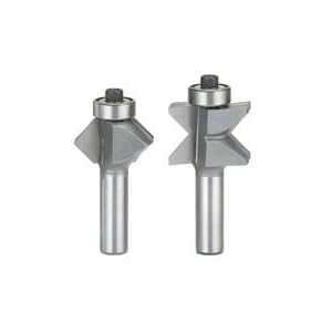 2-Piece Edge Banding Bit Set, 3 4 by Whiteside