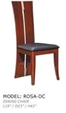 Rosa Dining Chair by Global Furniture