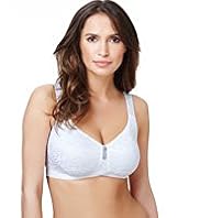 Total Support Non-Wired Smoothing Jacquard Leaf Print B-E Bra