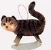Cat Standing Striped Ornament