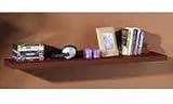 FLOATING MAHOGANY WALL SHELF 120 X 23.5 X 3.8CM