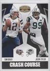 2010 Panini Gridiron Gear Crash Course #8 - Tom Brady/Jason Taylor
