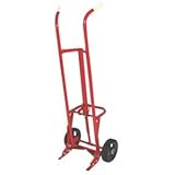 Buy 21L x 23.75W x 61H Red Steel 1000lb-WLL Drum Hand Truck by Gleason