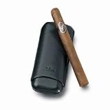 Review Zino Davidoff  / Zino Black Leather Two Finger Corona Cigar Cases