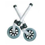 Drive Swivel Wheels With Rear Glide Caps, 5 Inches - 1 Pair / Box
