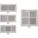 Shoemaker 203-16X6 16x6 3-Way Ceiling Curved Blade Diffuser - White