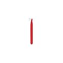 Mens Solid Skinny 2" Inch Crimson Red Necktie Tie