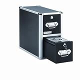 IDEVZ01094 - Two-Drawer CD File Cabinet with Key Lock