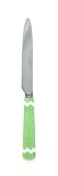 Sabre - Croquet - Couteau à Dessert - Vert Jardin - Inox - 18/10