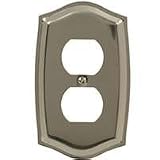 Buy American Tack & Hdwe Co 76DN Duplex Receptacle Wall Plates Polished Nickel by American Tack