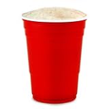 Red American Party Cups 16oz / 455ml - Pack of 50 | bar@drinkstuff Red Cups - Ruby, Apple Red, Plastic Cups - Disposable Cup, Partyware, Party Accessories, Queens Jubilee Street Party