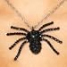 Black Widow Costume Necklace - Perfect for Witch Costumes, Gothic Costumes and Just Scary Costumes!
