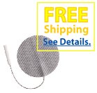 Superior Silver Uni-Patch Reusable Electrodes: 2" Round (4/pack)