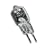 50 Watt Halogen Bi-Pin Light Bulb / JCD Type 120 Volt / G8 Base / 45 Millimeter Length / Q50GY8
