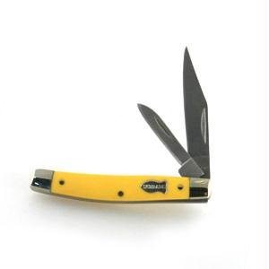 Schrade 33OTY Old Timer Middleman Jack Pocket Knife, Yellow Handle by 