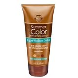Banana Boat Summer Color Sunless Tinted Lotion, Light/Medium, 6 Fluid Ounces