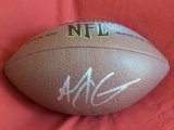 A.J. Green Autographed NFL Wilson Composite Football, Cincinnati Bengals, Georgia Bulldogs, Proof Photo of AJ Signing for Us.