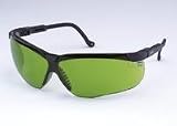 Uvex S3206 Genesis Safety Eyewear, Black Frame, Shade 2.0 Infra-Dura Ultra-Dura Hardcoat Lens