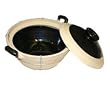 Large Chinese Clay Pot (2.5 qt) with Two Handles
