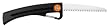 Fiskars 9257 6-Inch Power Tooth Sliding Pruning Saw with Carabiner Clip
