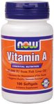 Now Foods Vitamin A 25000 IU 100 SGELS