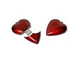Red Love Heart Shape USB 2.0 Flash Drive Memory 1 GB Gadget Gift