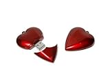 Red Love Heart Shape USB 2.0 Flash Drive Memory 1 GB Gadget Gift