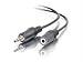 Cables To Go 40406 3.5 mm Male/Female Stereo Audio Extension Cable, Black (3 Feet)