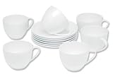 Churchill Serenity Tea Set Fine Bone China White Ref SERE12T1