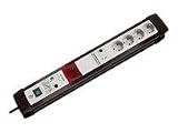 Brennenstuhl Premium Line (5-fach, 3,0m) schwarz/grau