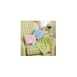 Blue Star Fluffy Sherpa Sentiment Blanket