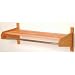 24 Single Coat & Hat Rack, Light Oak Finish