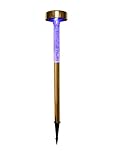 Mr. Light 26-Inch LED Garden Stake with Color-Changing or Fixed Color Solar Powered Bubble Light, Copper Plated