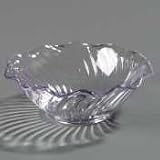 Swirl Bowl Berry Dish, Squat 5 oz. Clear 24 per case, 24/CA