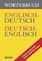 W�rterbuch Deutsch/Englisch