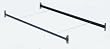 Bolt-On 76" Twin/Full Rails with 2 Crossties By Hollywood Bed Frame