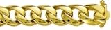 14 Karat Gold Men's Curb Chain Bracelet, 10mm wide, 42.5 grams gold