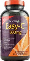 Natrol Easy-C, 500mg Vegetarian Capsules with Bioflavonoids, 450-Count