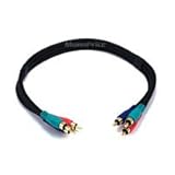 Buy 1.5FT (RG-59 U) 3-RCA Component Video Audio Coaxial Cable