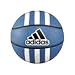 adidas 3 Stripes Mini Soccer Ball (Lone Blue/Running White, 0)
