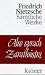 Also sprach Zarathustra. Ein Buch für alle und keinen. (Hardcover)