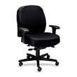 24-Hour Mid-Back Synchro-Tilt Task Chair, Black