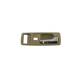 ***PASSENGER INSIDE / FRONT*** 90-93 HONDA ACCORD 2DR 2DOOR COUPE DOOR HANDLE (W/ POWER LOCK) (TAN BEIGE-W/ CHROME LEVER) 91 92 1990 1992 1993