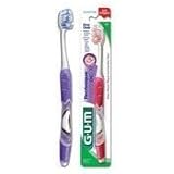 GUM Technique Deep Clean with Quad-Grip, Full HeadSoft 524, (Total of 6 Brushes)