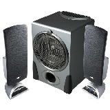 Cyber Acoustics CA-3550WB Black 2.1 Speaker System