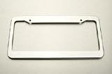 License Plate Frame - High Gloss Stainless Steel