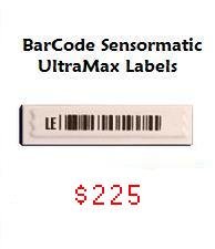 Sensormatic UltraMax Labels